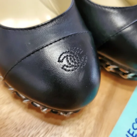 Authentic Chanel Black Pumps - Picture 10 of 16